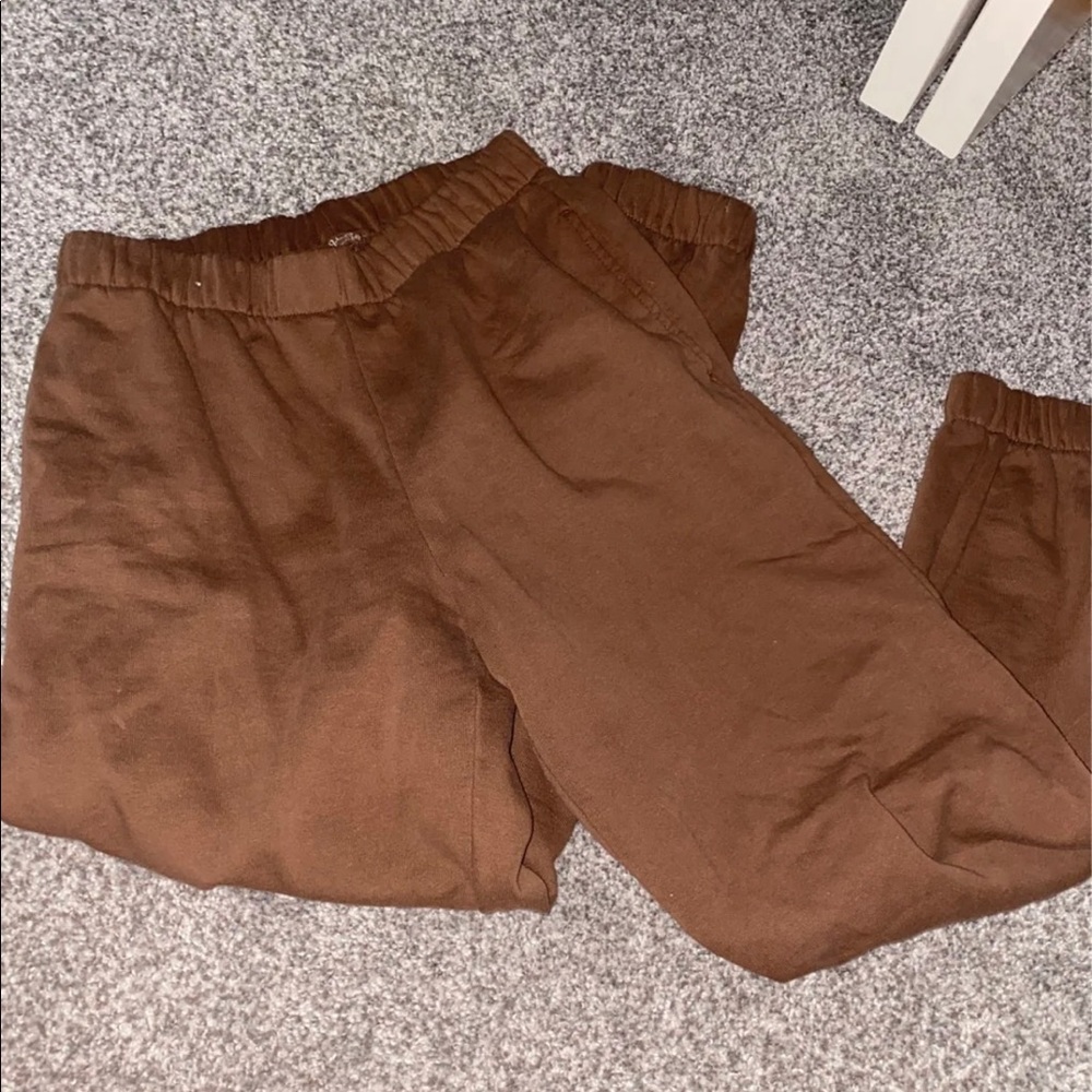 Brown brandy sweatpants